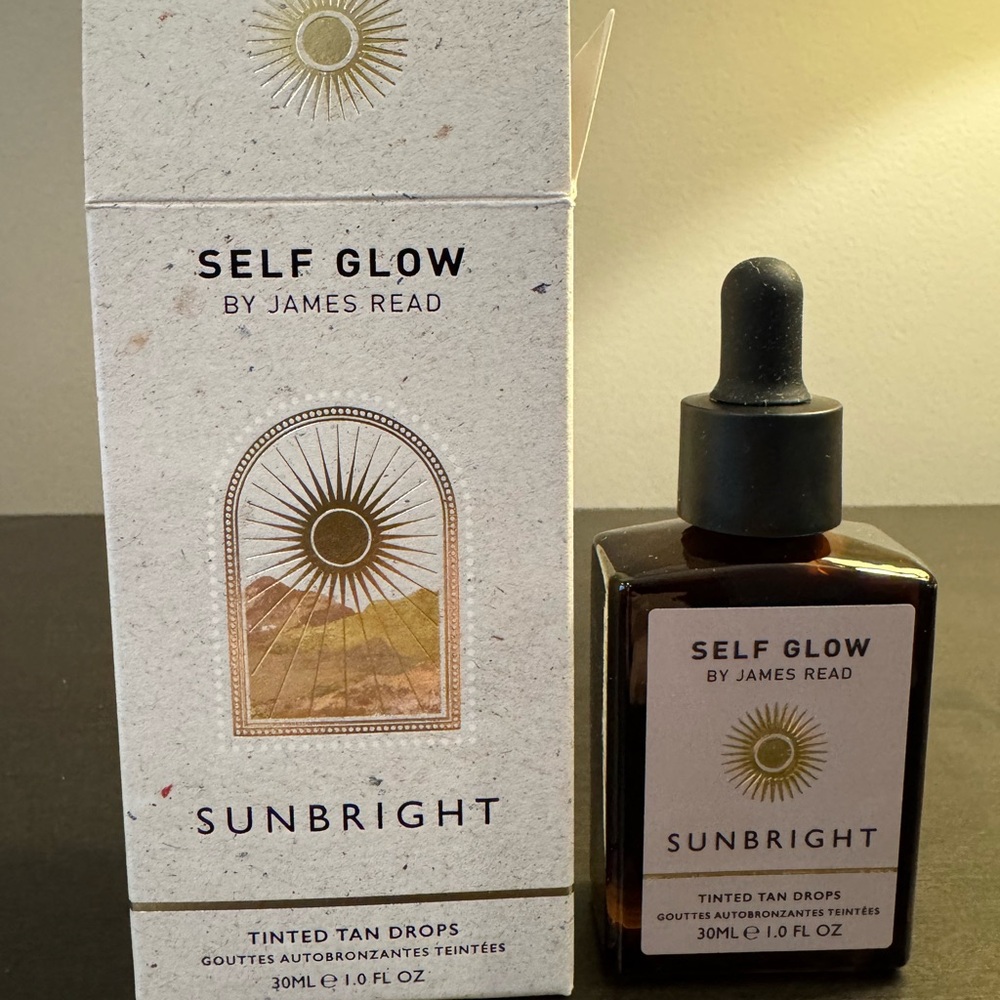 Self Glow by James Read Sunbright Tinted Tan Drops 30 ml 1 oz Full Size NIB
